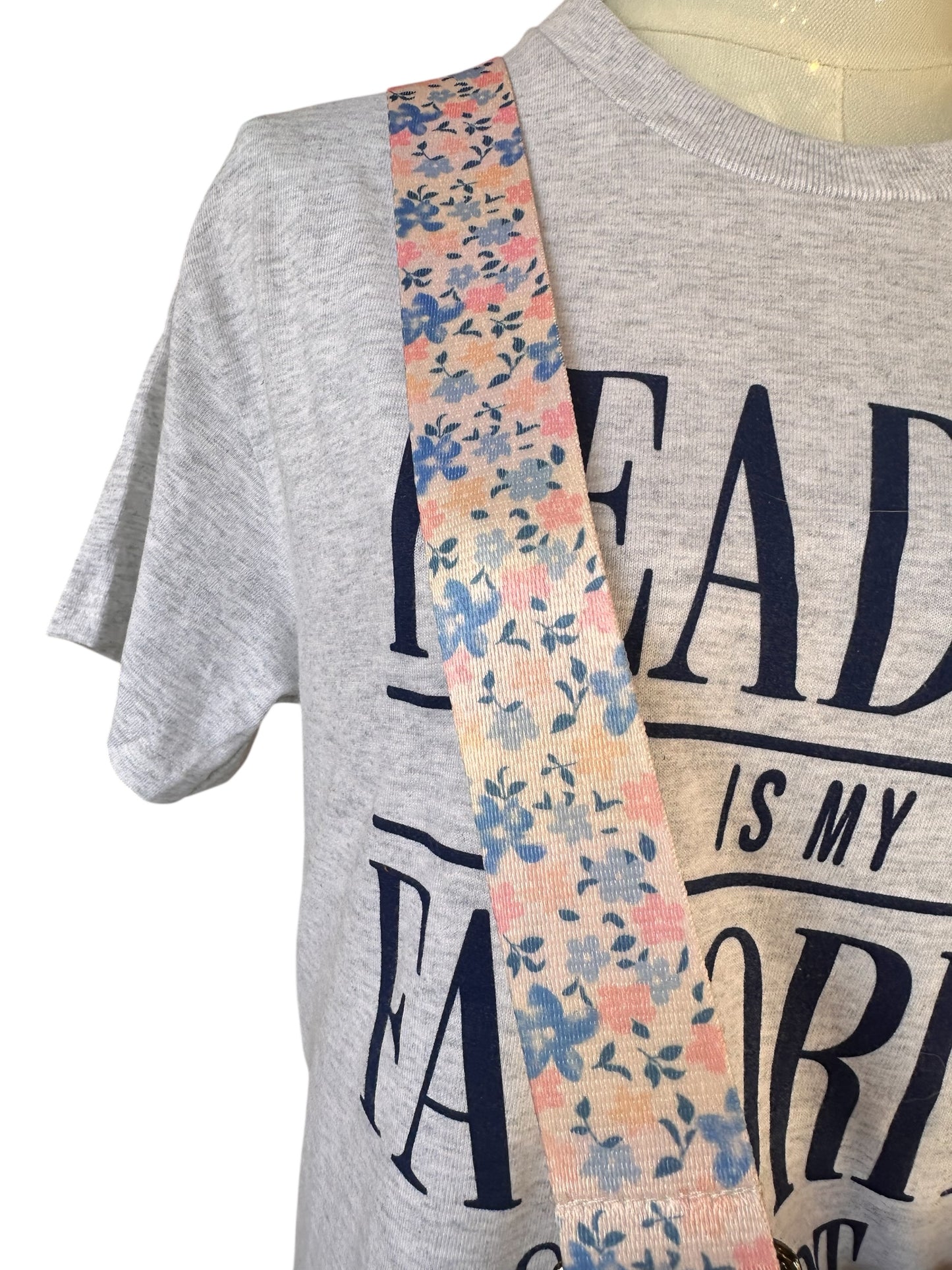 Pink floral strap and carrier