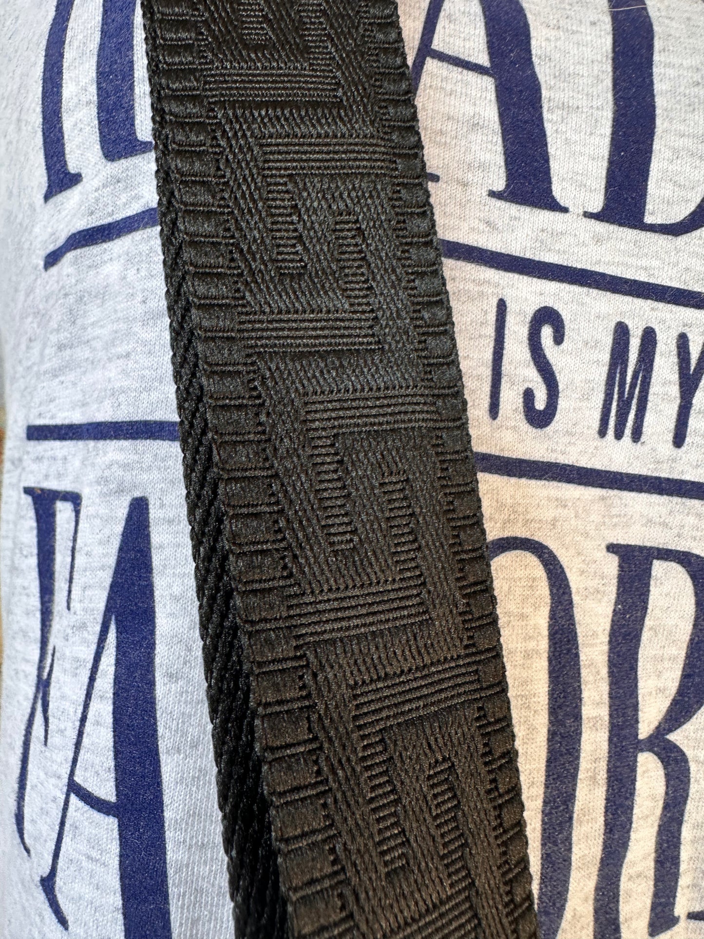 Black Strap with Book Carrier