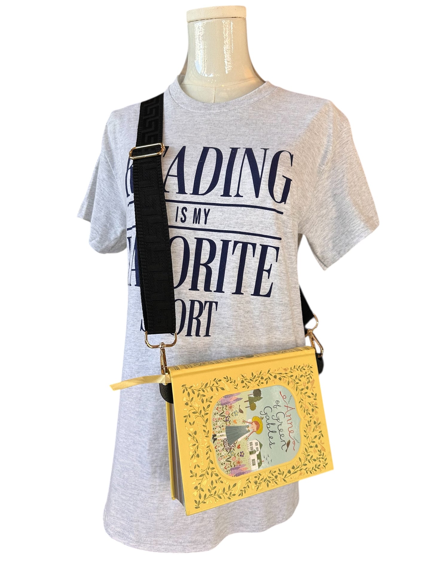 Black Strap with Book Carrier