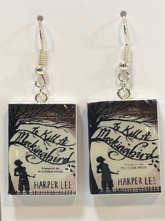 To Kill a Mockingbird Book Earrings