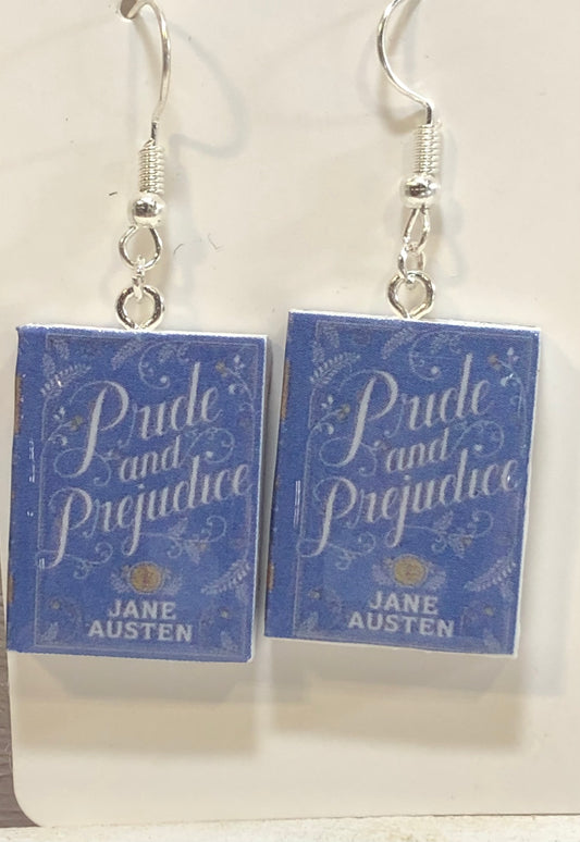 Pride and Prejudice Book Earrings