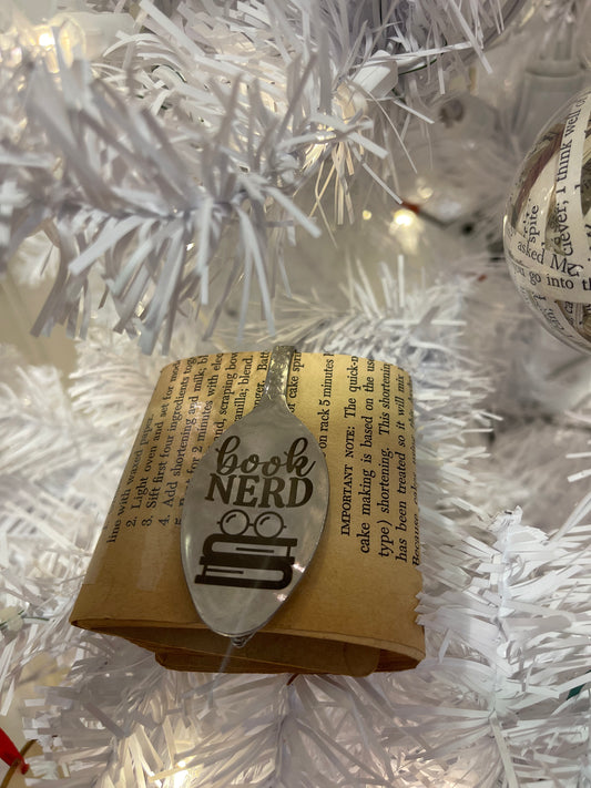 Book nerd spoon bookmark