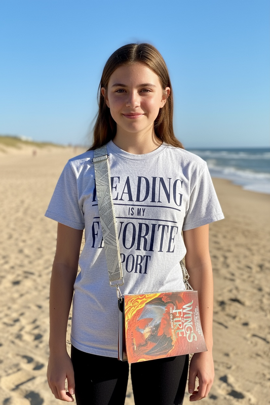 Book pages strap and carrier