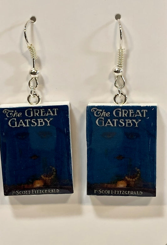 Great Gatsby Book Earrings