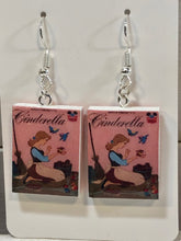 Load image into Gallery viewer, Cinderella Book Earrings